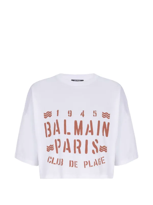 Balmain Printed T-shirt in White