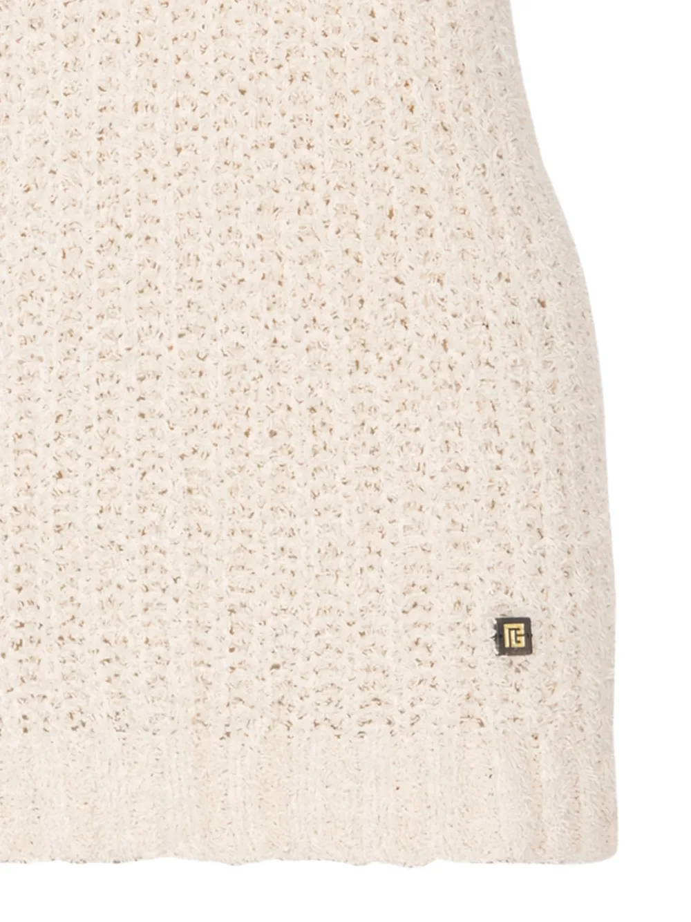  Balmain Logo-detail Vest - Neutrals 