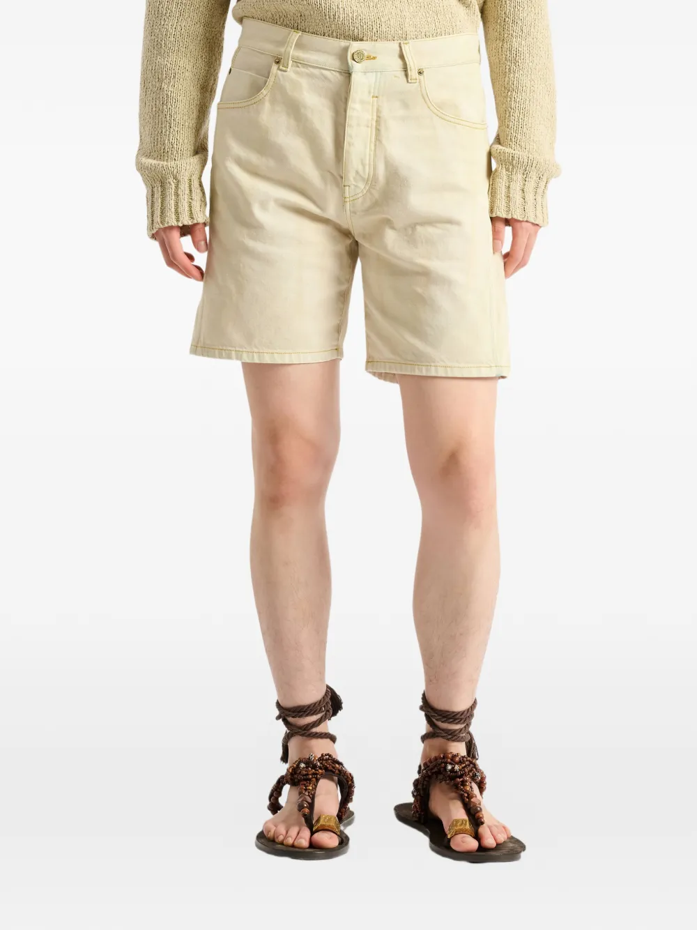 Balmain Bermuda shorts Beige