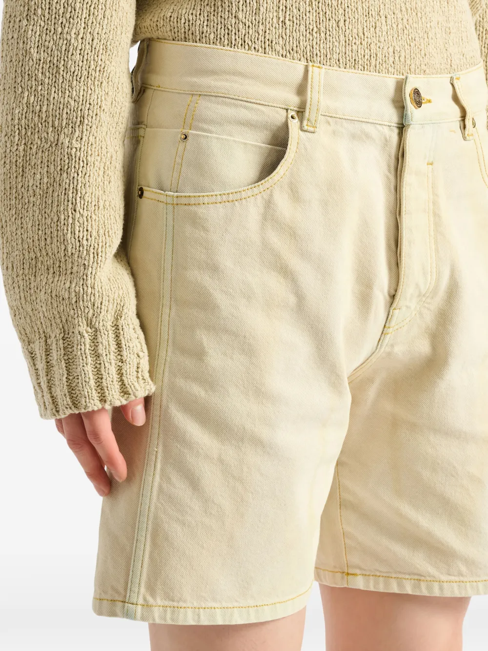 Balmain Bermuda shorts Beige