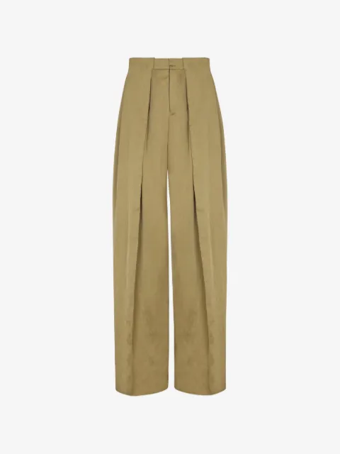 Balmain pantalon de tailleur à plis marqués