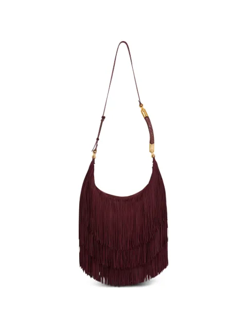 Balmain large Ebene fringed hobo bag