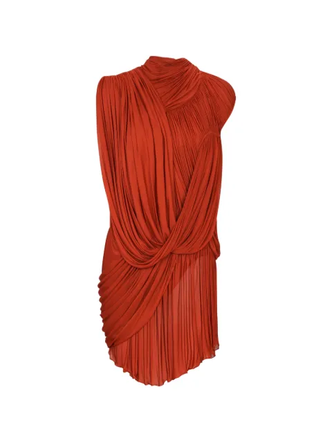 Balmain draped flowing dress
