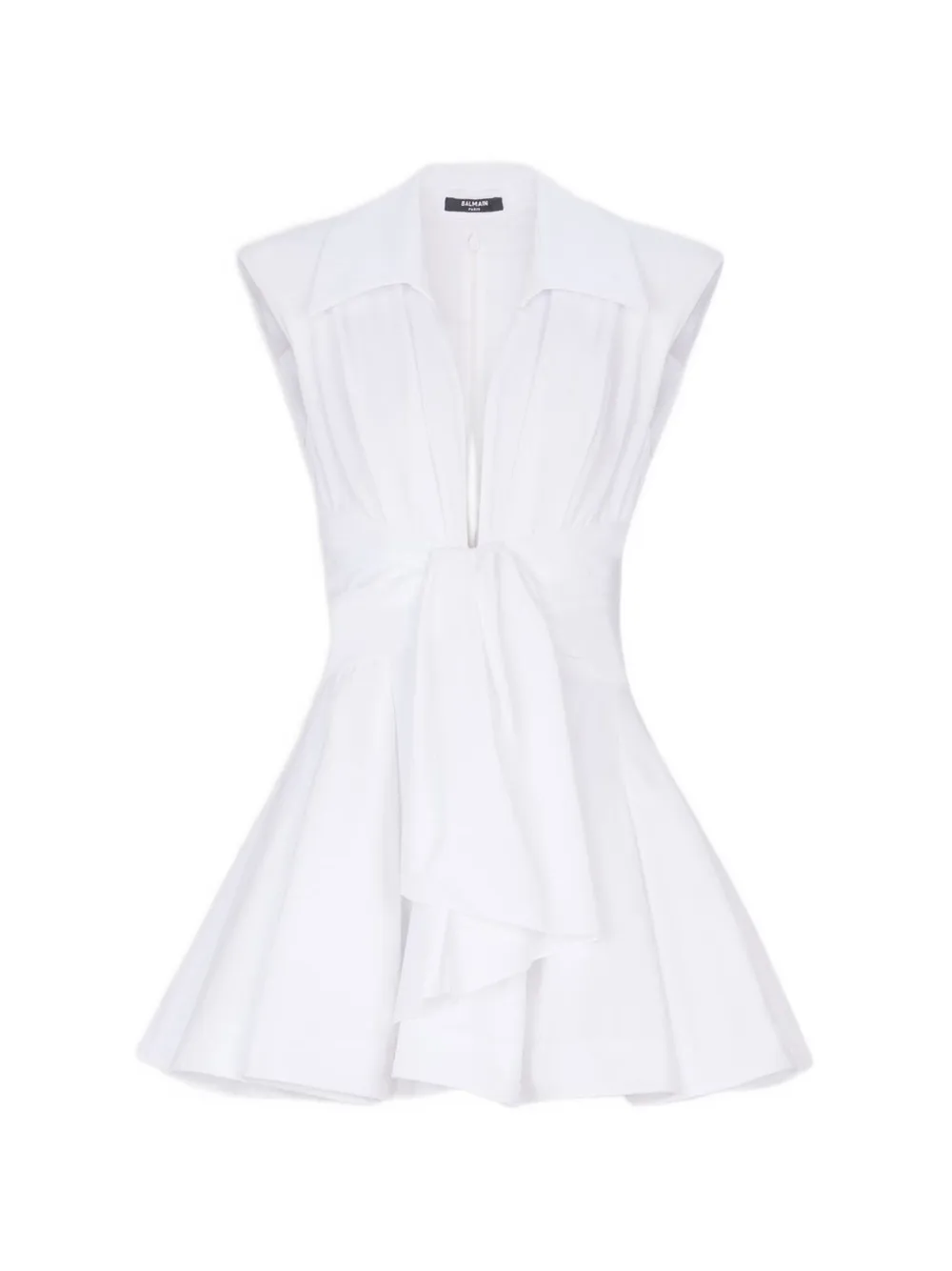 Balmain tie-waist mini dress