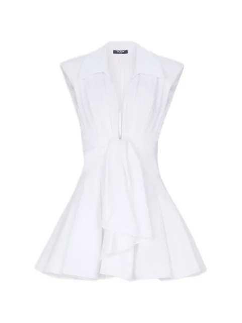 Balmain tie-waist mini dress