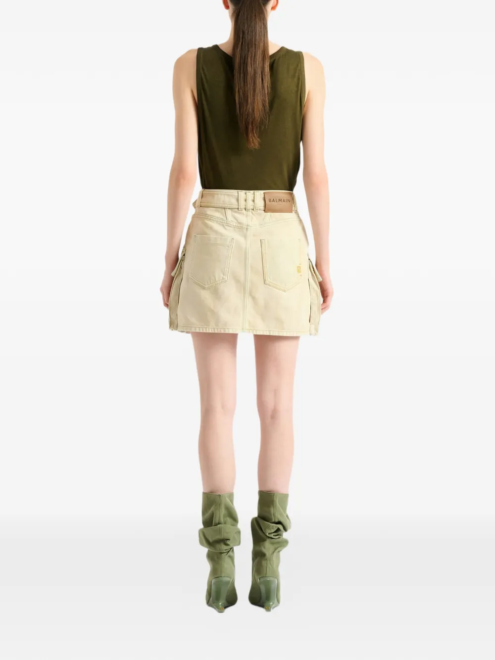 Balmain Denim rok Beige