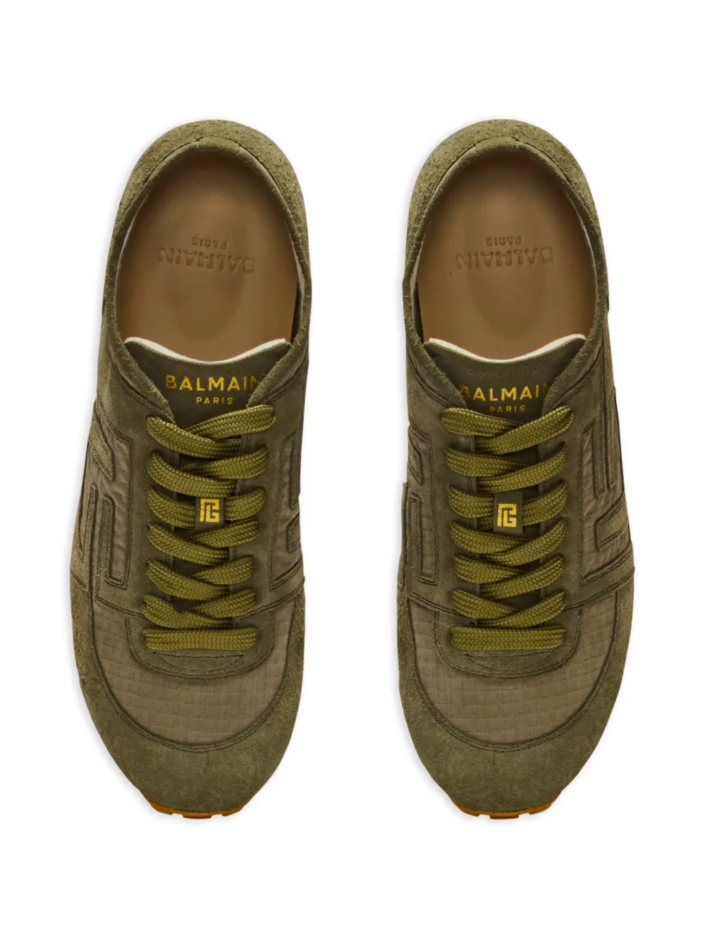 Balmain Racer 45 sneakers Groen