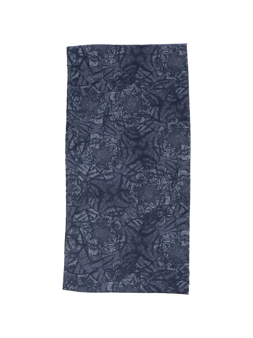 Corneliani brocade-motif scarf - Blu