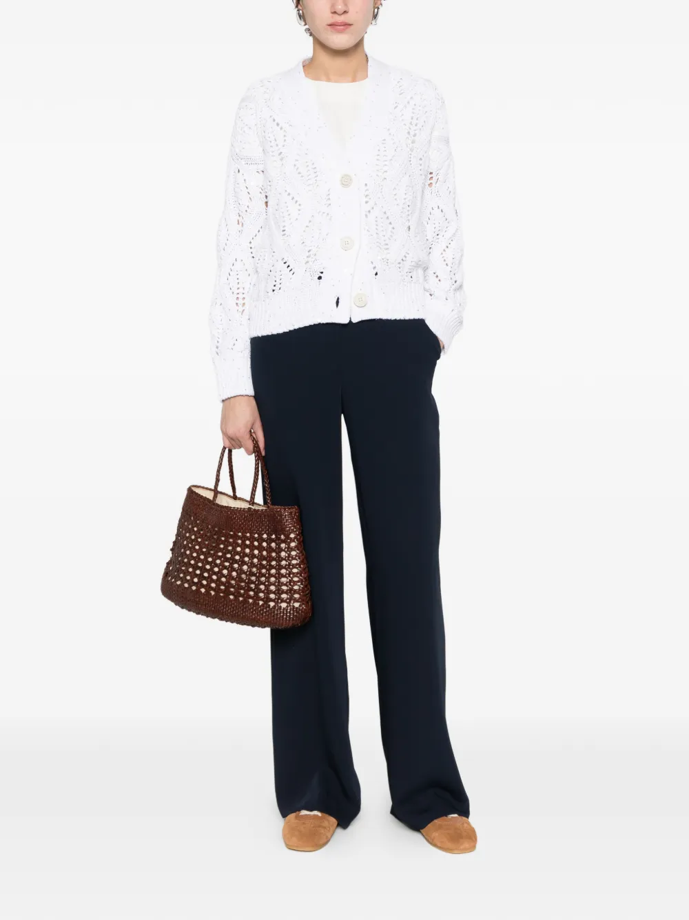 P.a.r.o.s.h. Wide-leg Trousers - Blue 