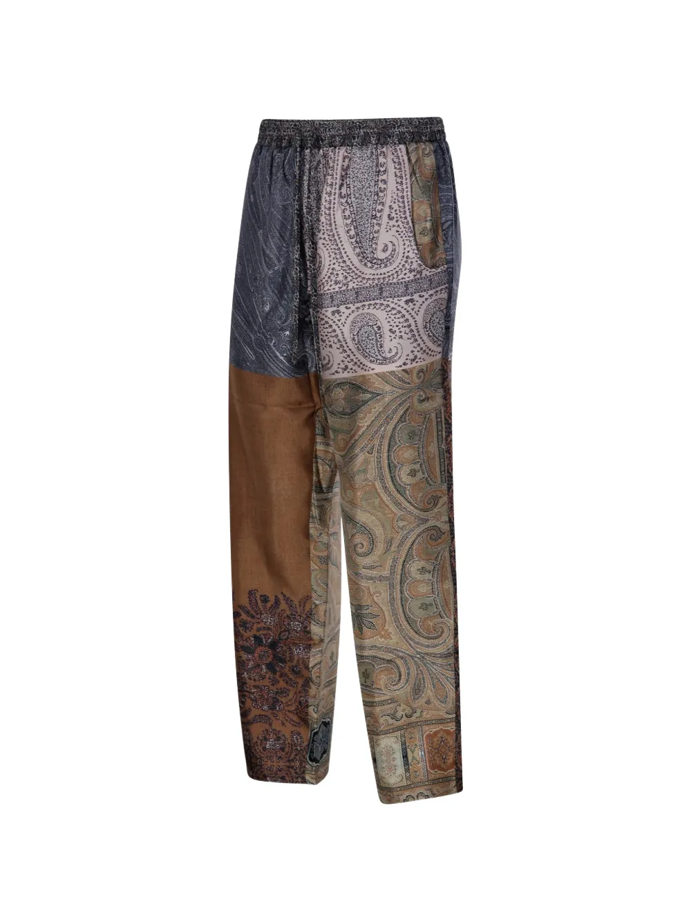 Pierre-Louis Mascia Aloe broek met patchwork Bruin