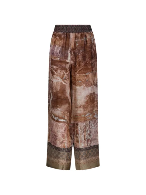 Pierre-Louis Mascia Aloe print trousers