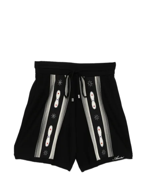 AMIRI shorts con motivo de rayas