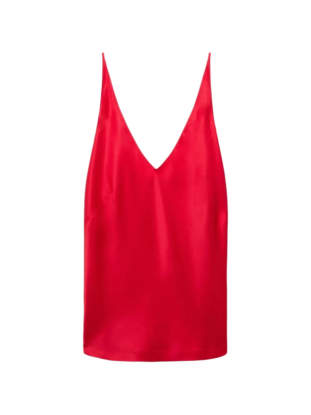 Dorothee Schumacher V-neck strapped top - Rosso