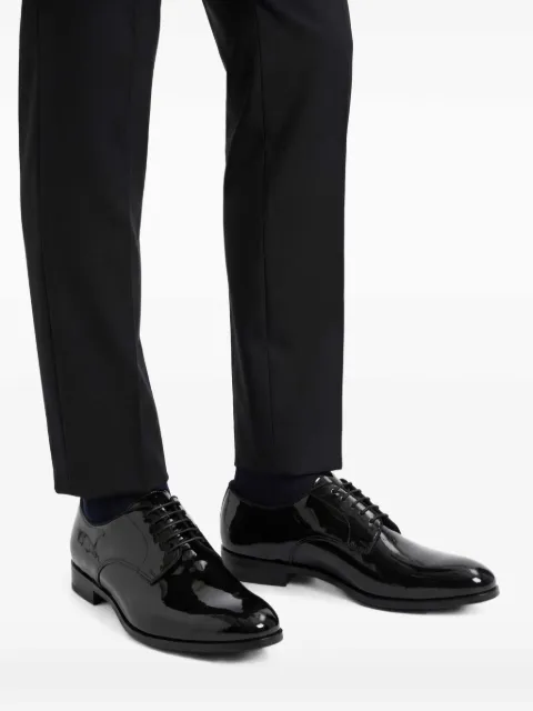 Doucal's patent-leather Derby shoes