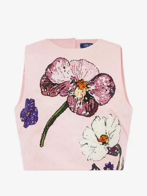 Leo Lin Iris embellished top
