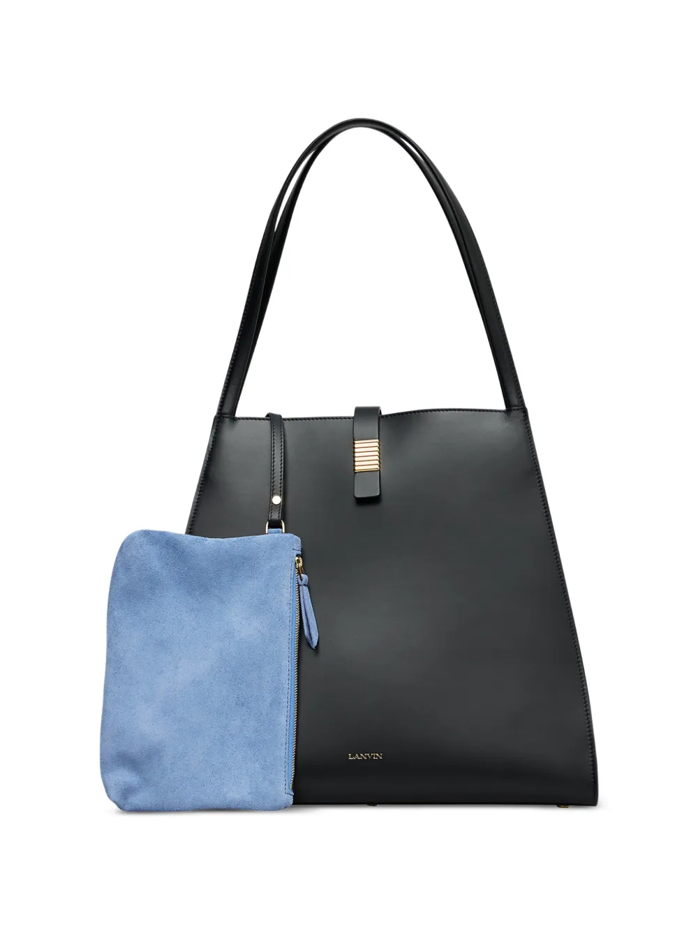 Lanvin Leren schoudertas Zwart