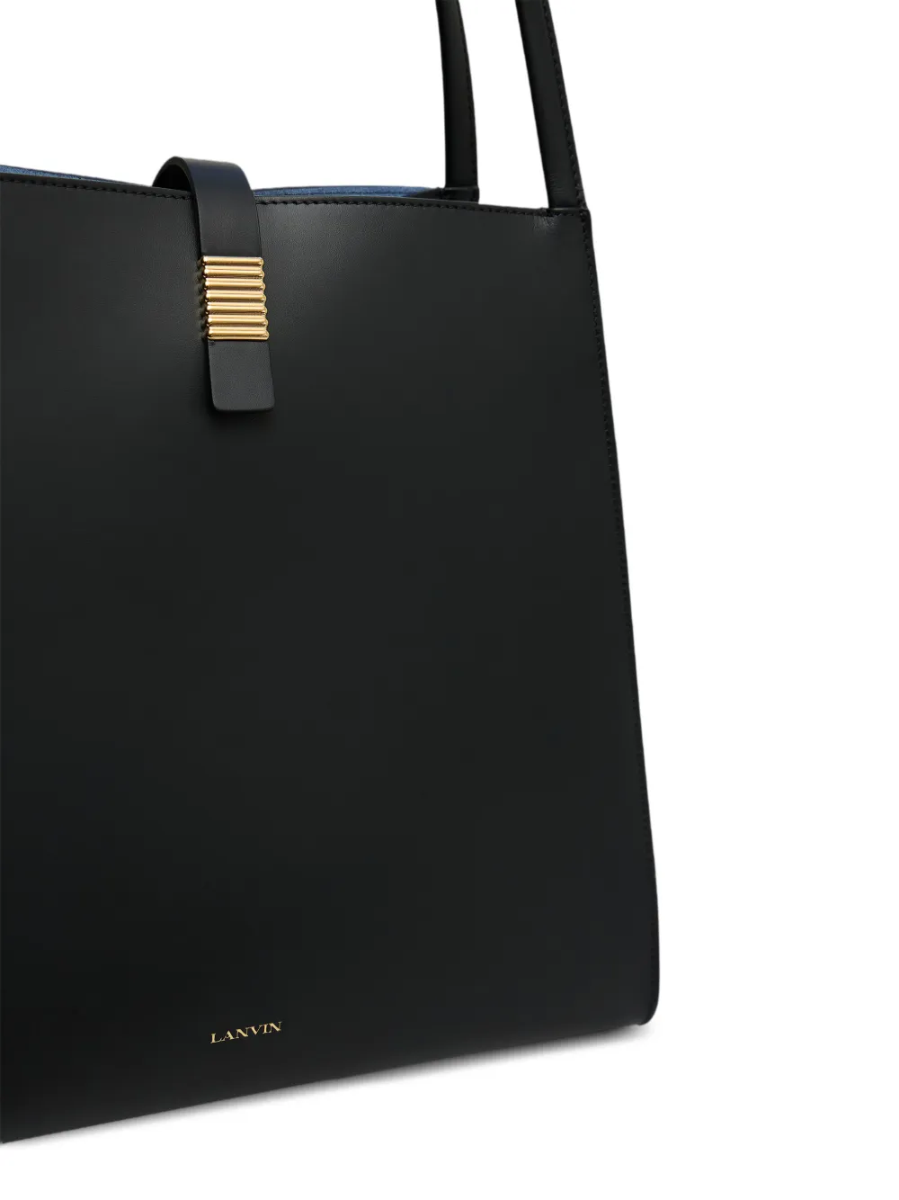  Lanvin Leather Shoulder Bag - Black 