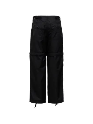 【新品】KENZO ウール　カーゴ　スラックス　ブラック　XS Kenzo（ケンゾー）パンツ - FARFETCH