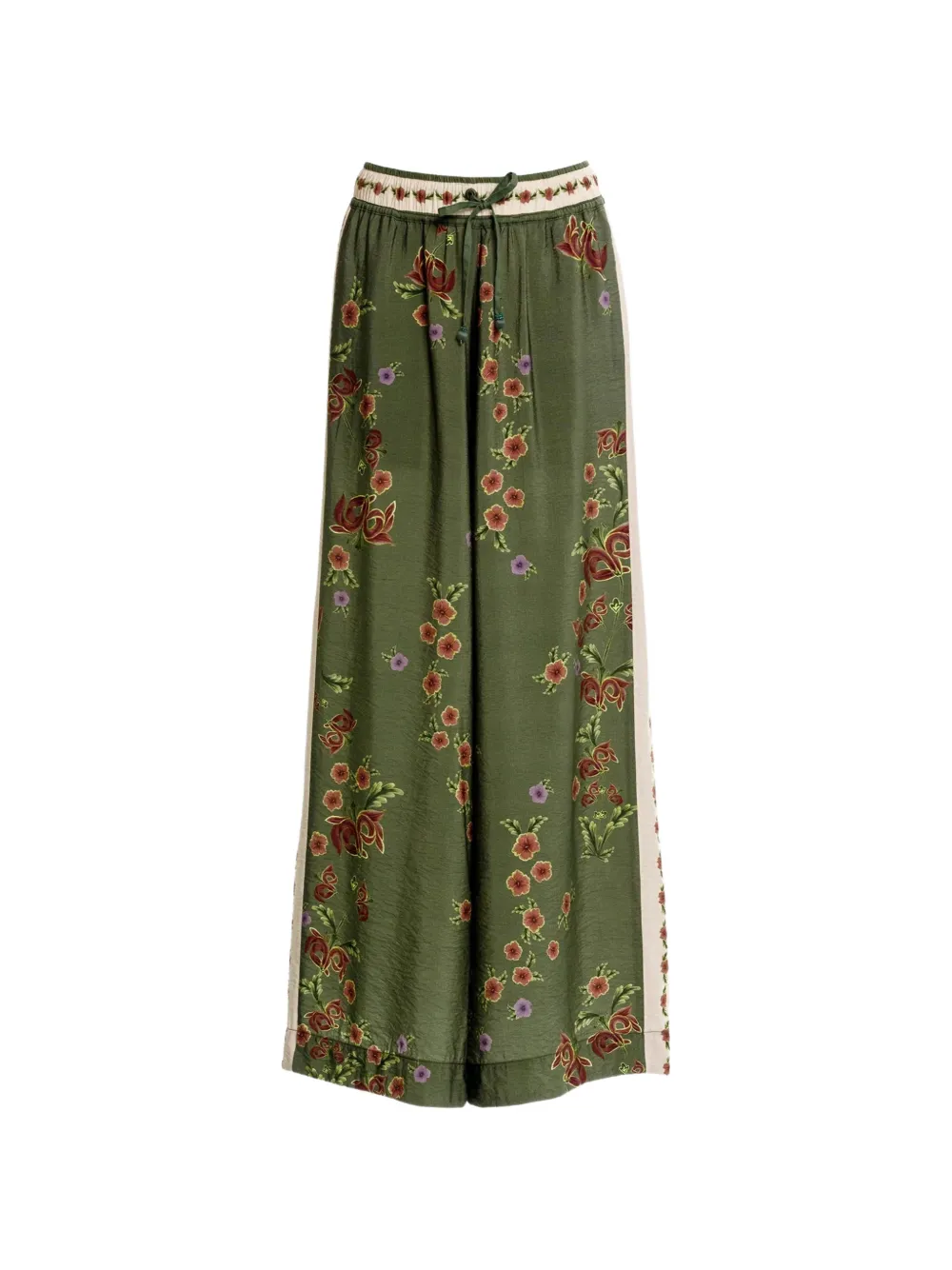 Agua By Agua Bendita Janis Aura floral-print trousers - Verde