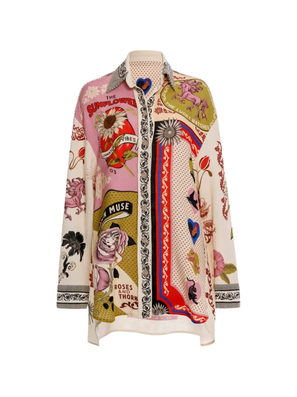 Agua By Agua Bendita ANASTASIA MATCHES long-sleeves shirt - Toni neutri