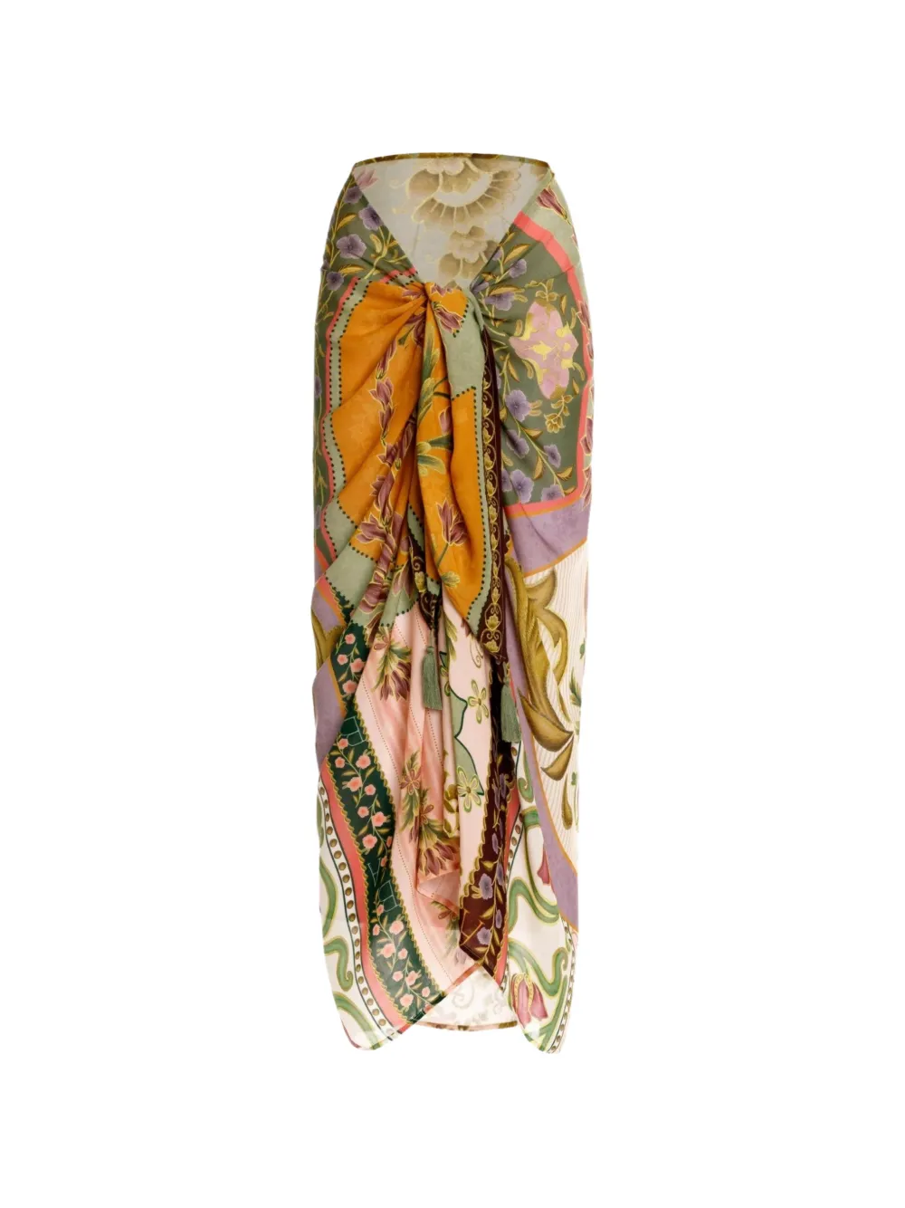 Agua By Agua Bendita Marine Aura floral-print pareo - Toni neutri