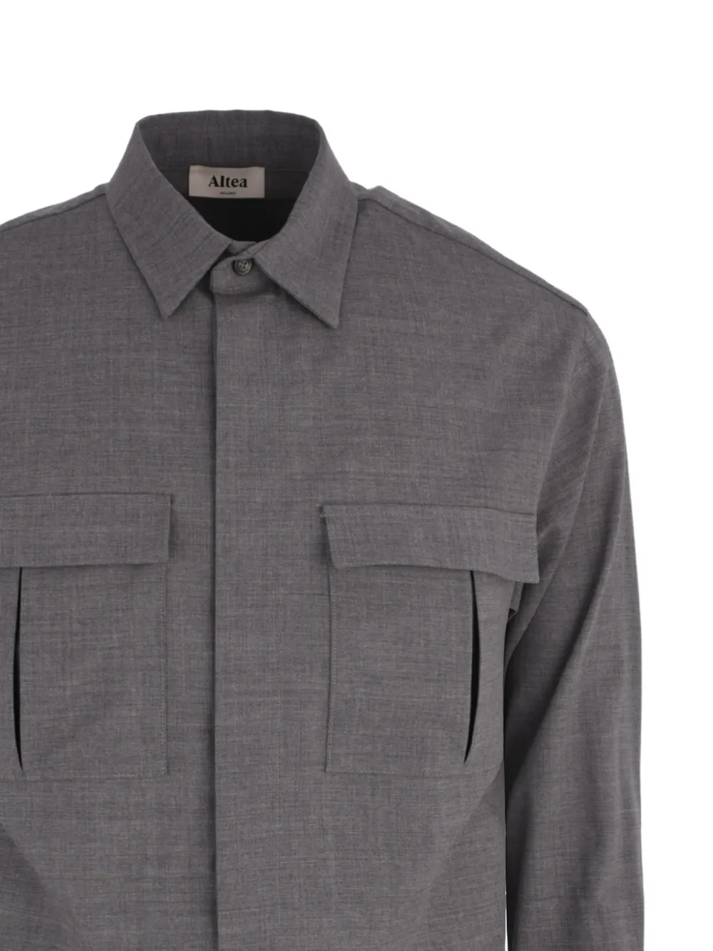 Altea Shirtjack met borstzak Grijs