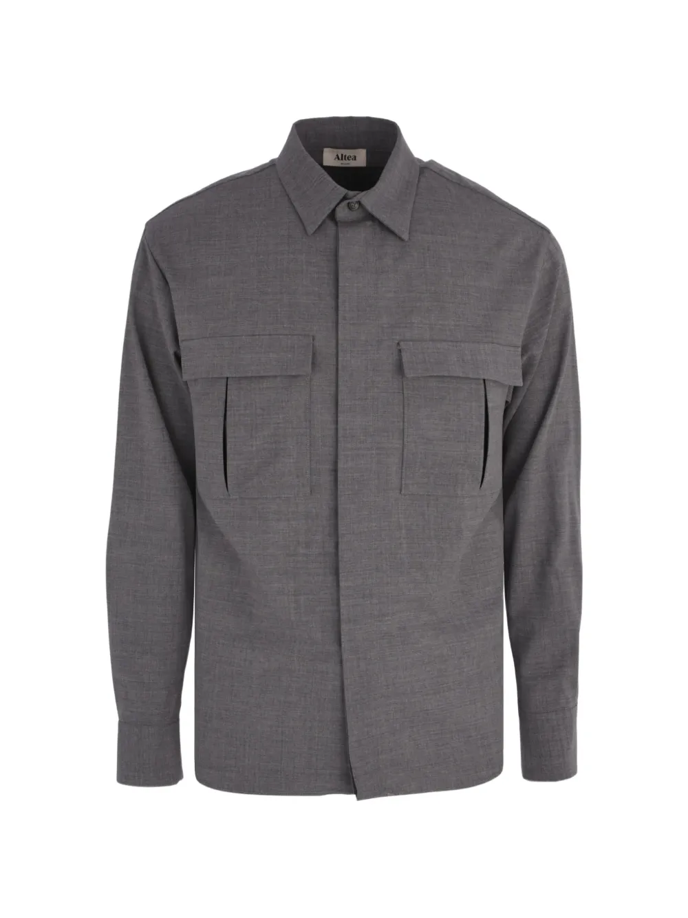 Altea chest-pockets shirt jacket - Grigio