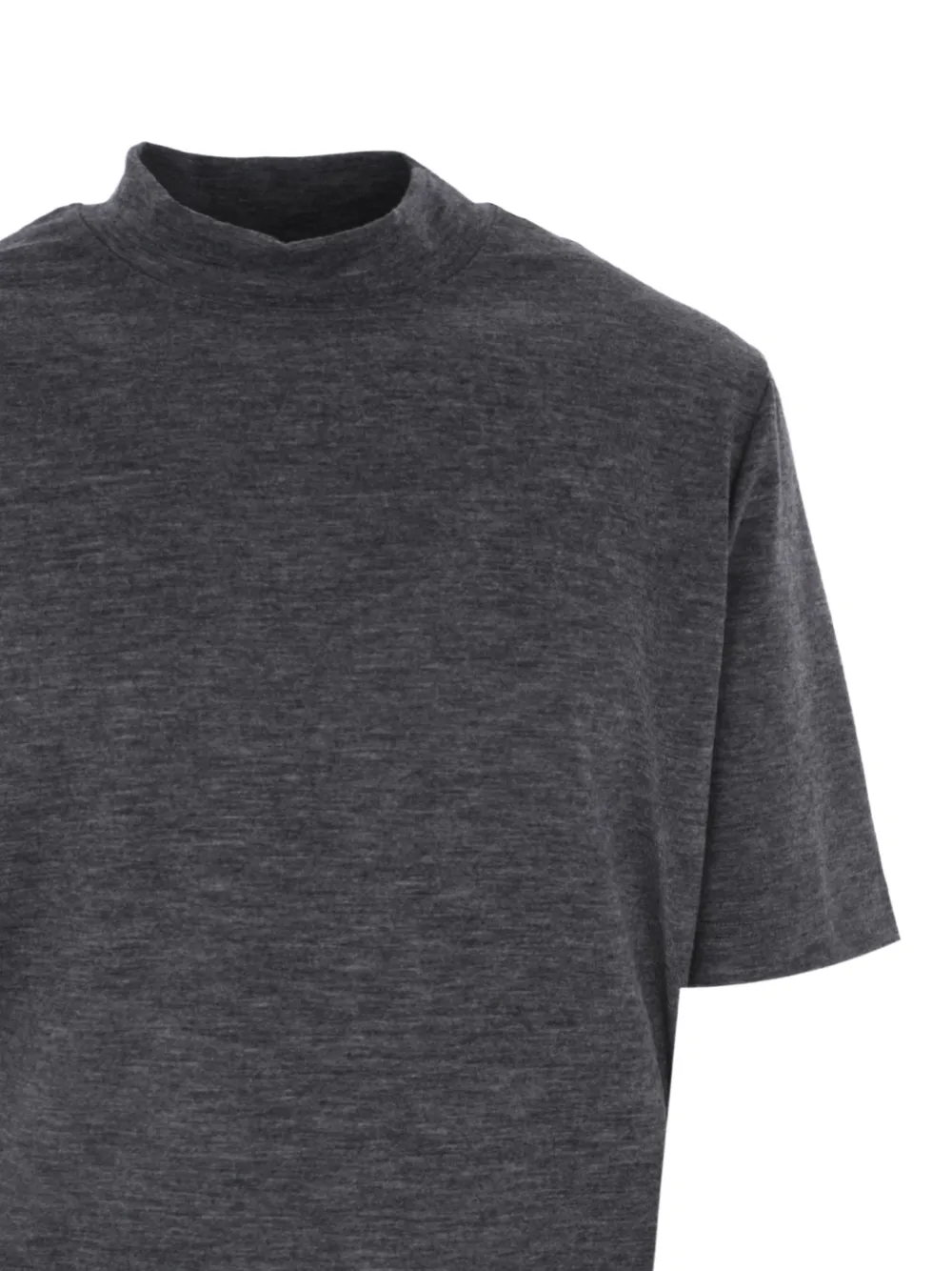 Altea T-shirt met gedrapeerde hals Grijs
