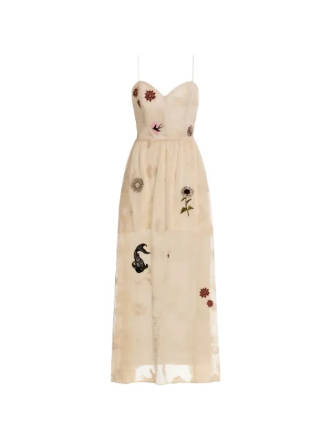 Agua By Agua Bendita ARIADNA MATCHES embroidered maxi dress