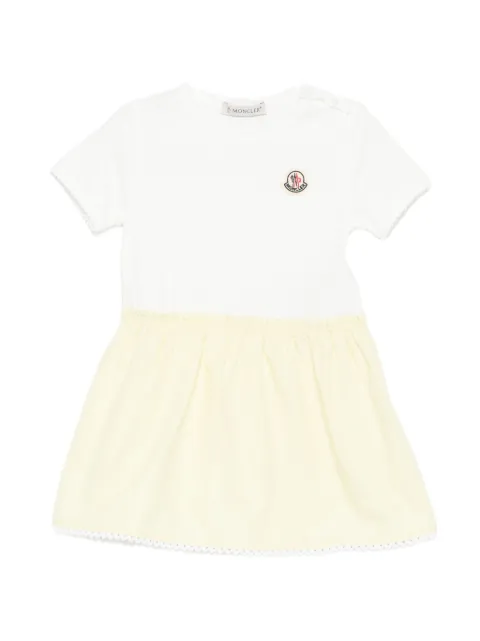 Moncler Enfant vestido plisado