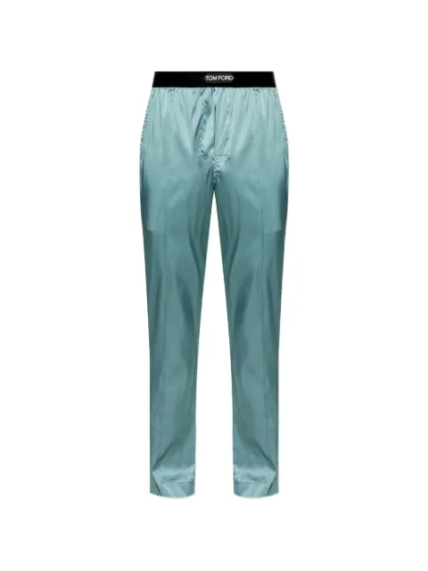TOM FORD logo-waistband pajama bottoms 
