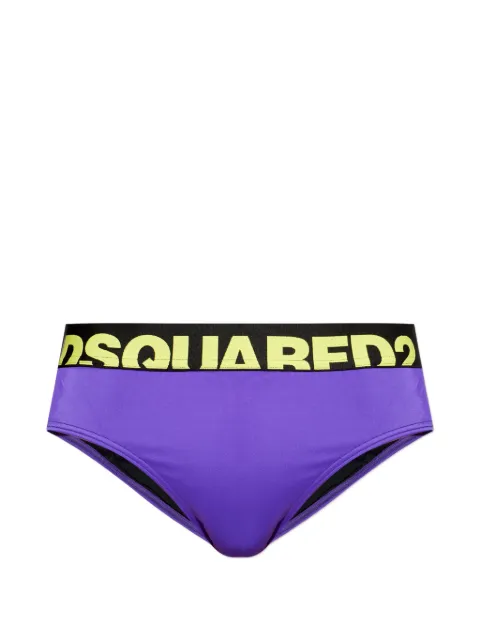 DSQUARED2 logo-waistband swimming trunks
