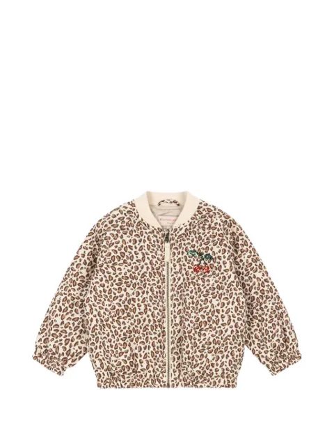 Konges Sløjd Juno leopard-print bomber jacket