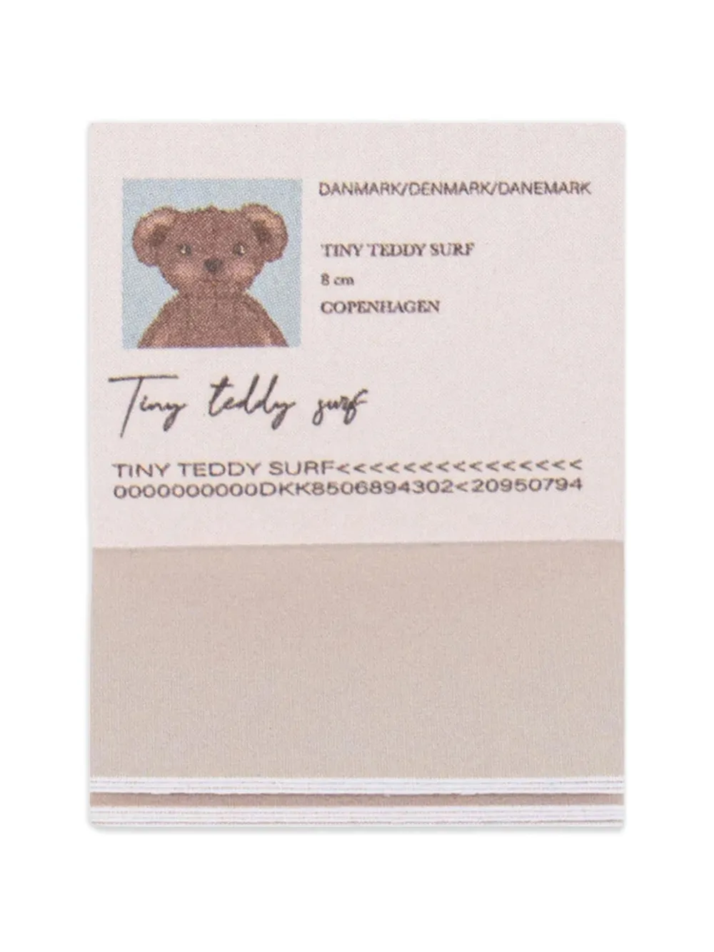 Striped-Hat Teddy Toy