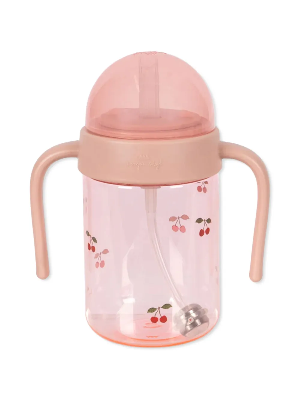 Konges Sløjd cherry-print bottle - Rosa