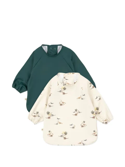 Konges Sløjd long-sleeved bib (set of two)