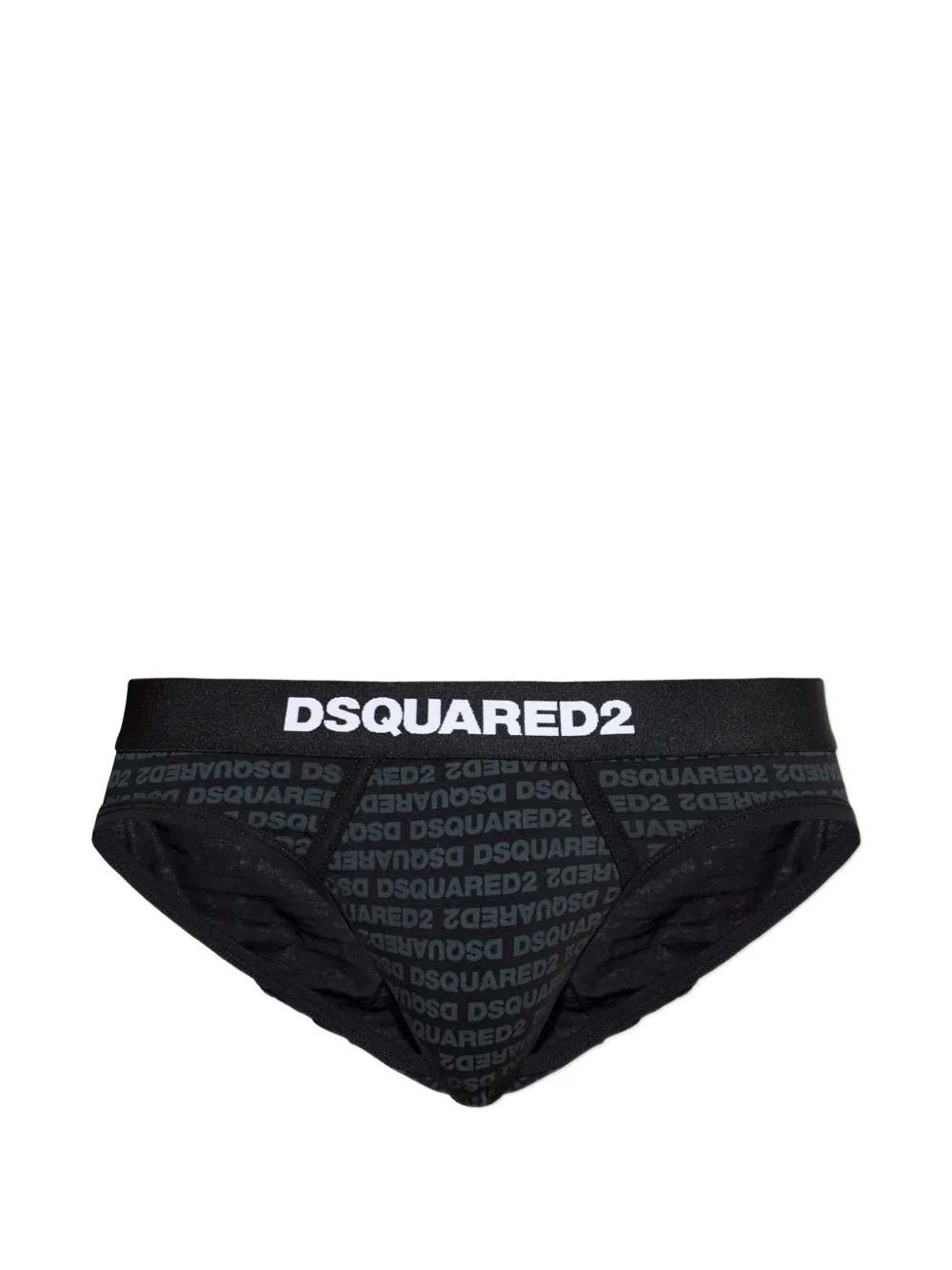 DSQUARED2 logo waistband briefs - Nero