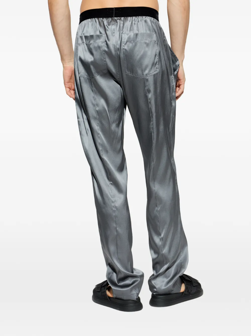 logo-waistband pajama bottoms