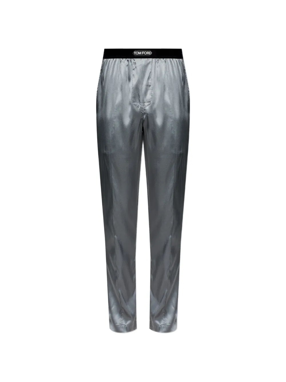 TOM FORD logo-waistband pajama bottoms - Grau