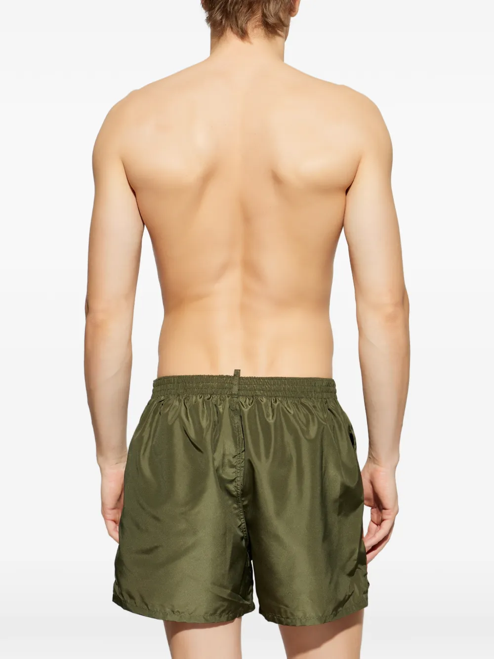 DSQUARED2 Midi-zwembroek met logo Groen