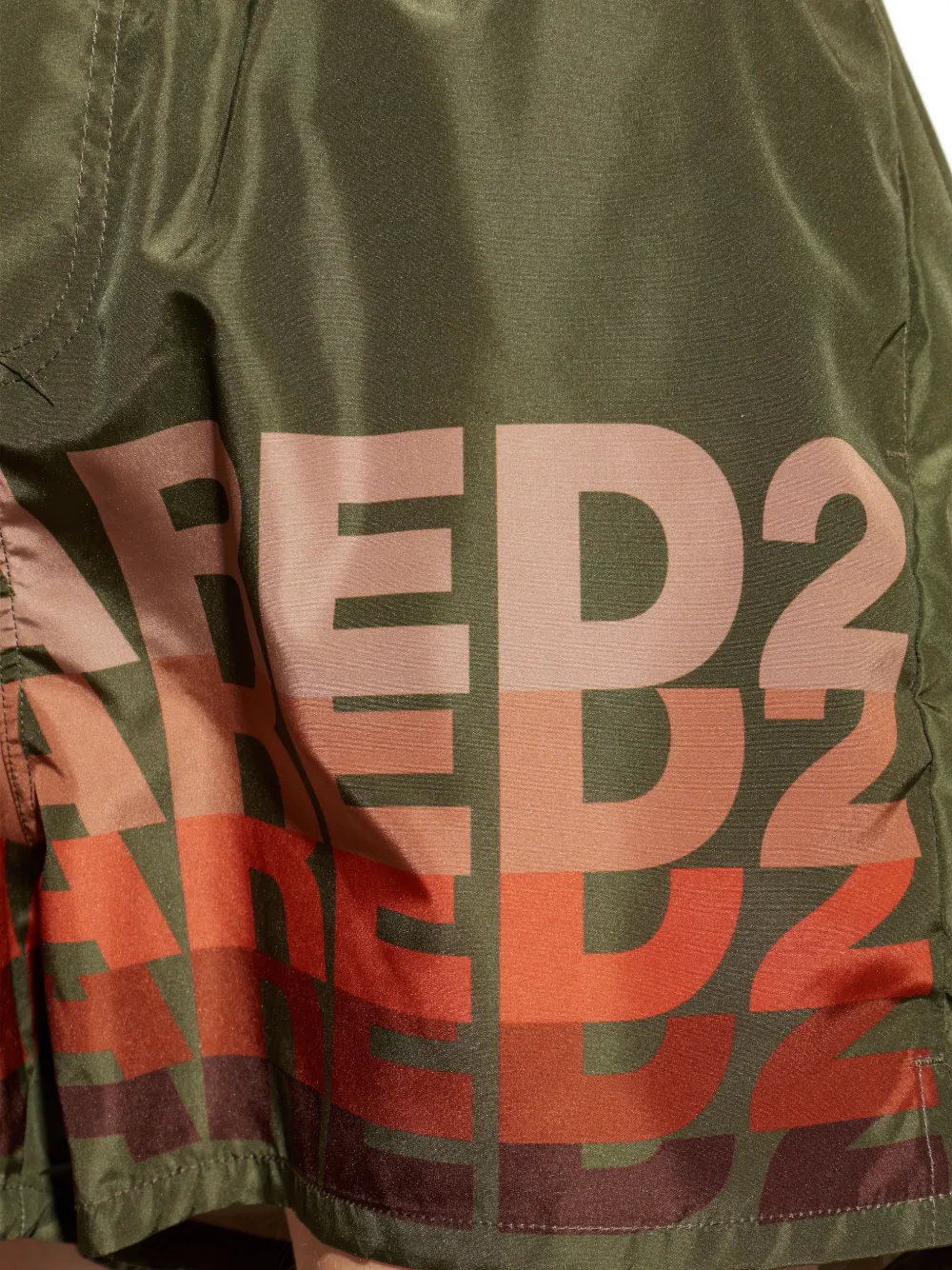 DSQUARED2 Midi-zwembroek met logo Groen