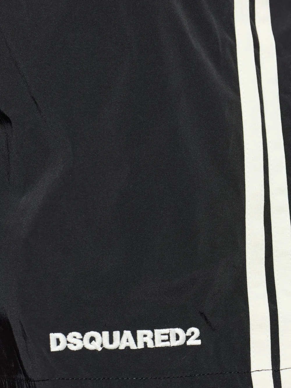 DSQUARED2 Midi-zwembroek met logo Zwart