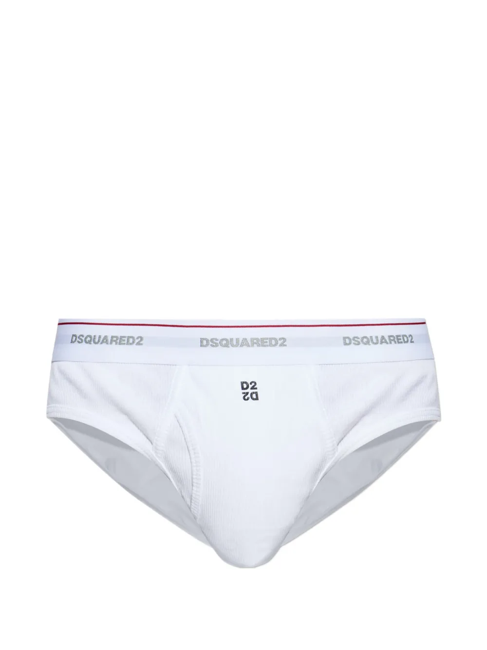 DSQUARED2 logo waistband briefs - Bianco