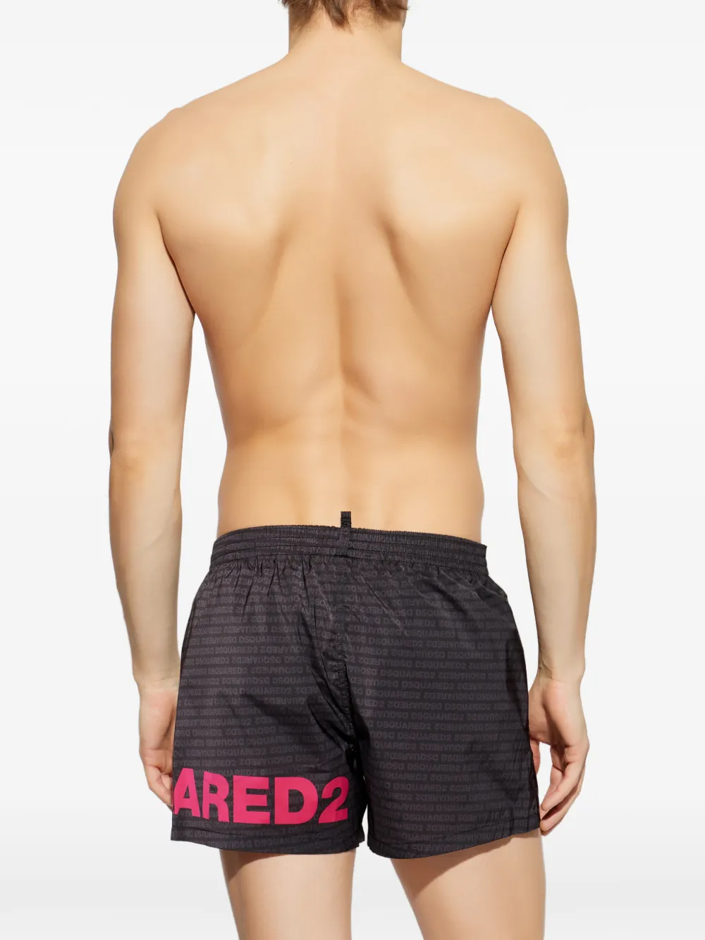 DSQUARED2 Zwembroek met logoprint Zwart
