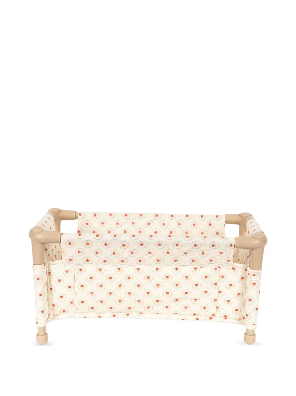 Floral-Print Doll Bed