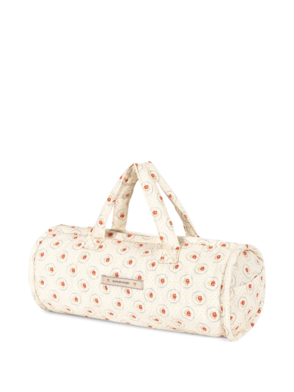 Floral-Print Doll Bed