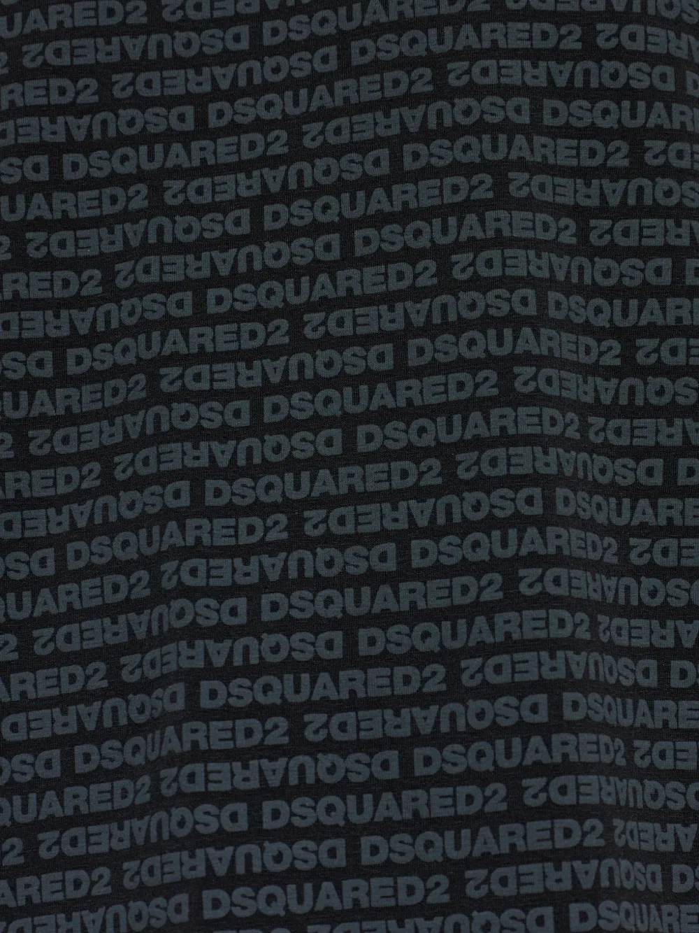 DSQUARED2 T-shirt en slip met logoprint Zwart