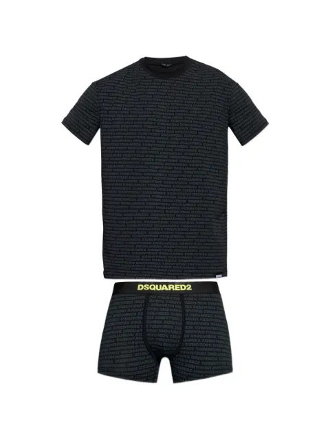 DSQUARED2 logo-print T-shirt and boxers set