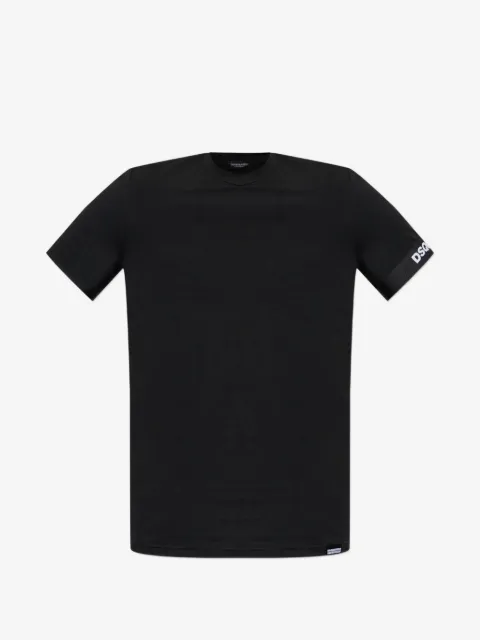 DSQUARED2 playera con franja del logo