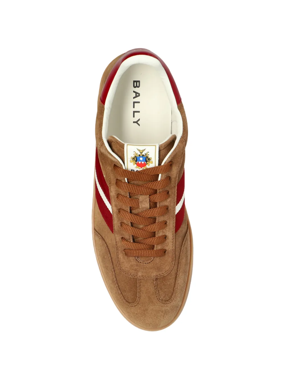 Bally Gestreepte sneakers Bruin